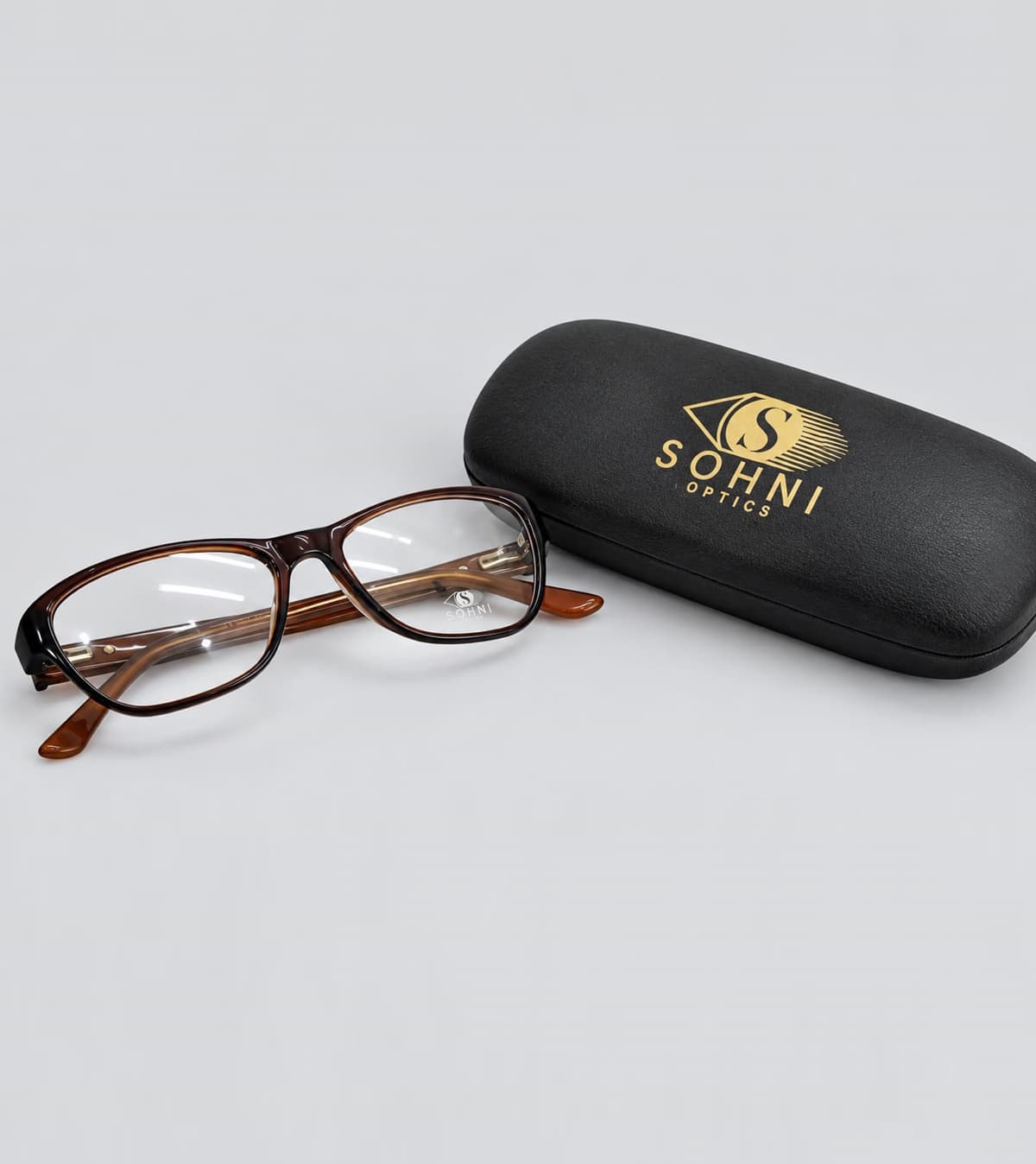 Dior Dark Brown & Dark Maroon Cat Eye Eye Glasses